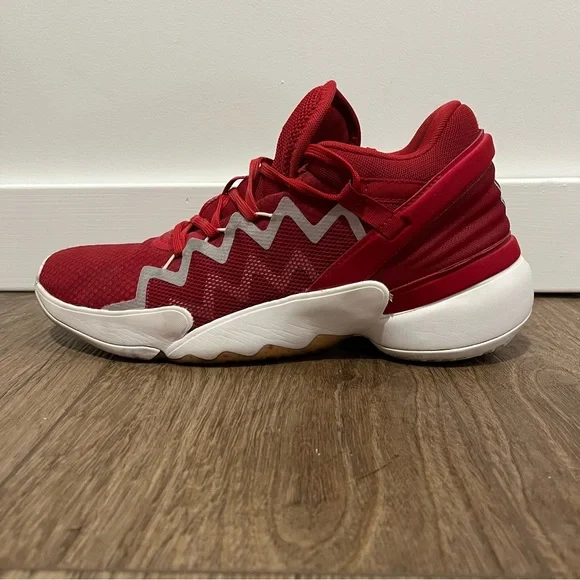 Adidas D.O.N. Issue 2‎ Red/White Men's Basketball Sneaker Size 10 - Picture 6 of 10